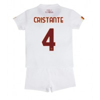 AS Roma Bryan Cristante #4 Udebanesæt Børn 2022-23 Kortærmet (+ Korte bukser)
